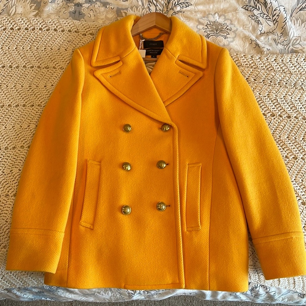 Double breasted J.Crew wool coat.